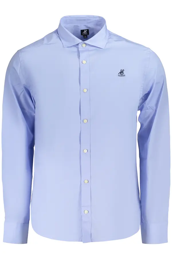 U.S. GRAND POLO EQUIPMENT & APPAREL Мъжка синя риза с дълъг ръкав