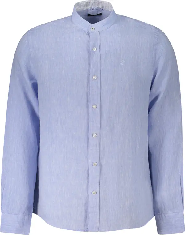 North Sails Мъжка синя риза с дълъг ръкав