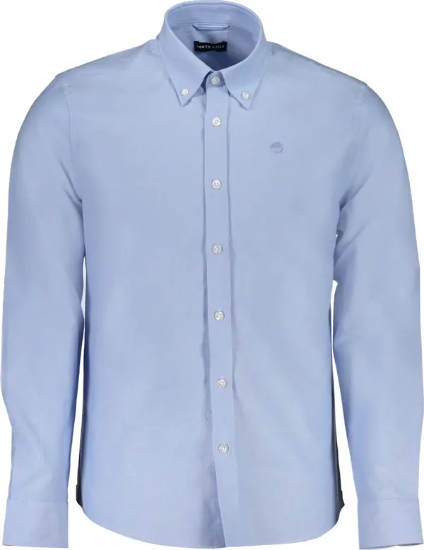 North Sails Мъжка синя риза с дълъг ръкав