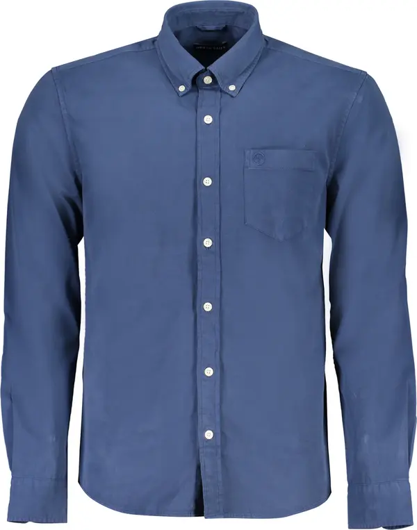 North Sails Мъжка синя риза с дълъг ръкав