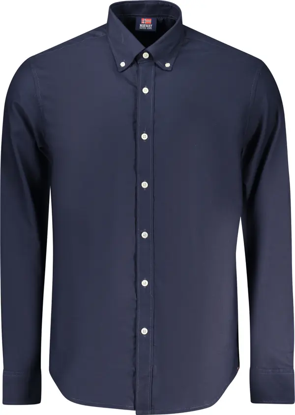 NORWAY 1963 Мъжка синя риза с дълъг ръкав