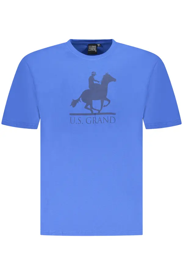 U.S. GRAND Мъжка синя тениска US Grand Polo