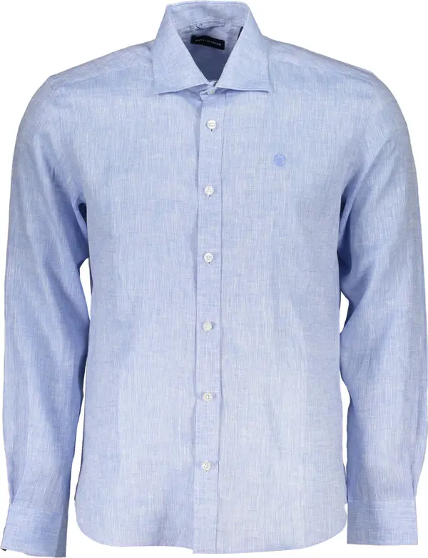 North Sails Мъжка светлосиня риза с дълъг ръкав