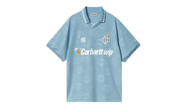 Carhartt Wip Мъжка тениска Carhartt WIP S/S HarttÉs Football синя