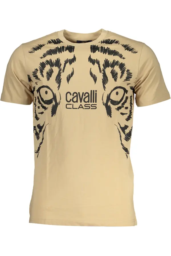 Cavalli Class Мъжка тениска Cavalli Class бежова