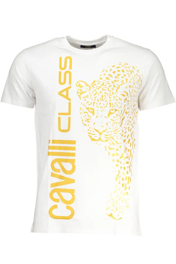 Cavalli Class Мъжка тениска Cavalli Class бяла