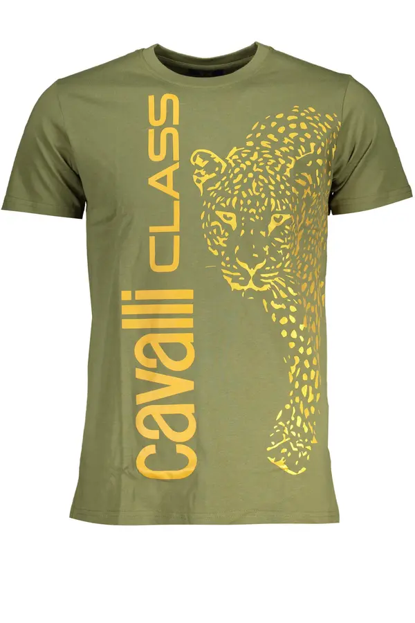 Cavalli Class Мъжка тениска CAVALLI CLASS в зелено