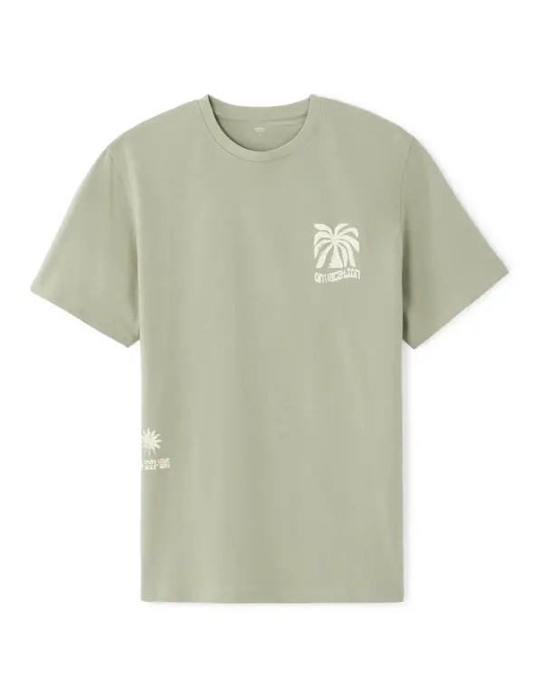 Celio Мъжка тениска Celio Nenaif в зелено