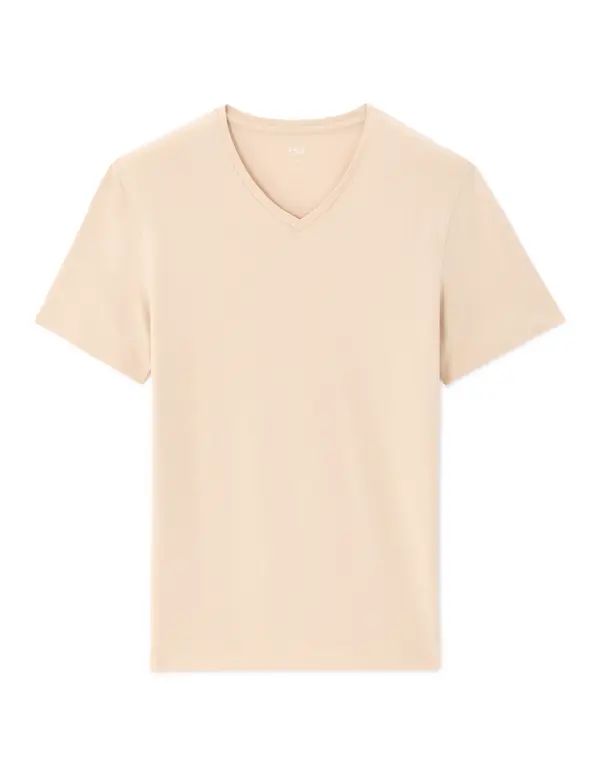 Celio Мъжка тениска Celio с къс ръкав и V-образно деколте