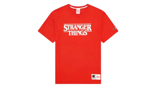 Champion Мъжка тениска Champion x Stranger Things, червена