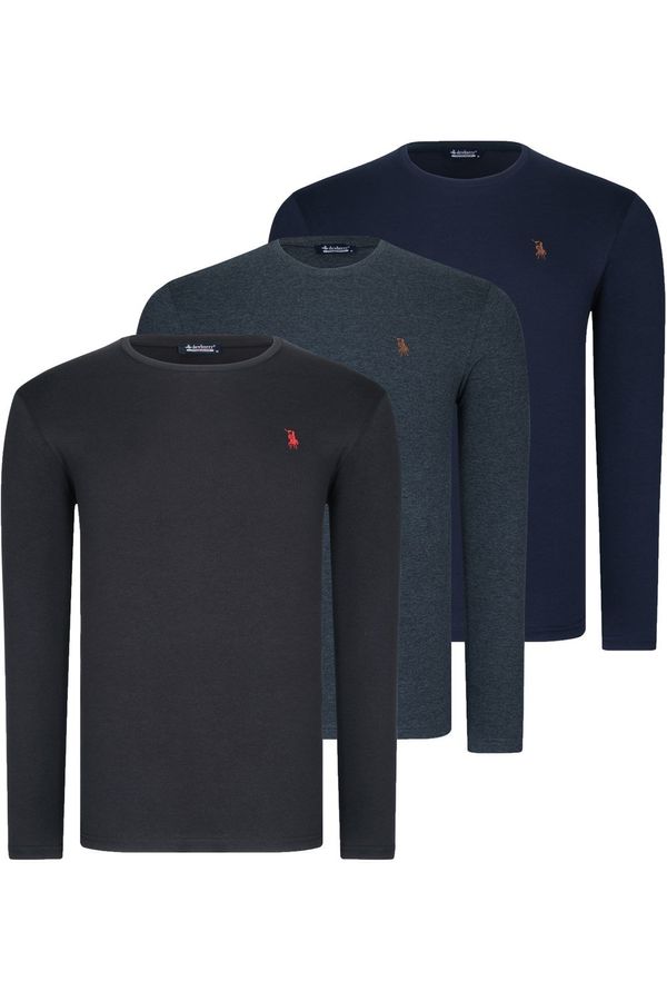 dewberry Мъжка тениска dewberry Antrsit