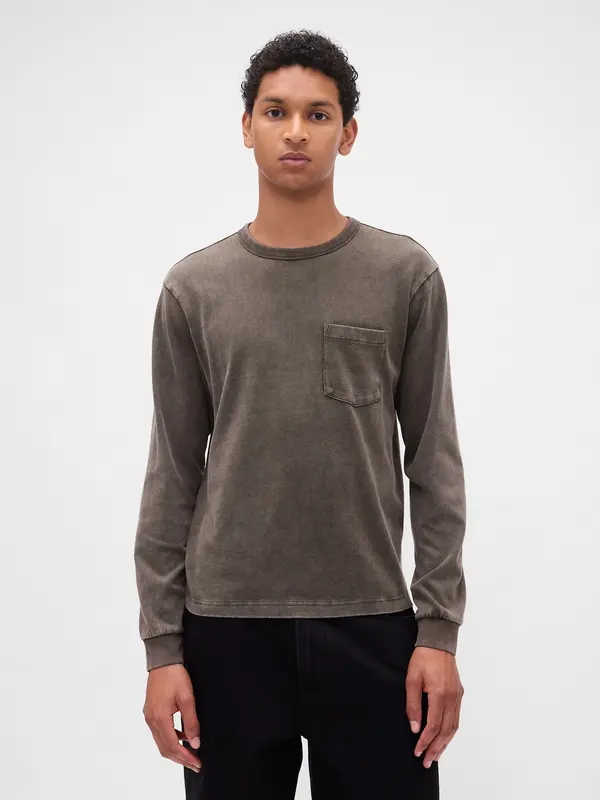 GAP Мъжка тениска GAP Heavyweight