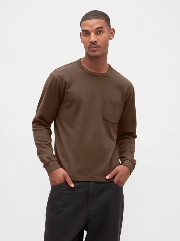 GAP Мъжка тениска GAP Heavyweight