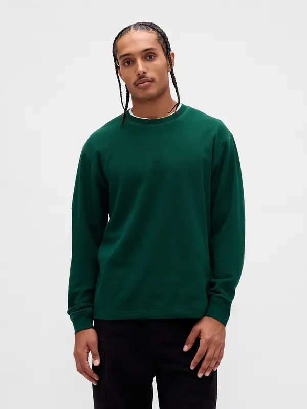 GAP Мъжка тениска GAP с вафлен мотив