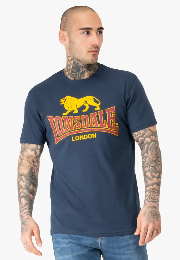 Lonsdale Мъжка тениска Lonsdale 115006-Black