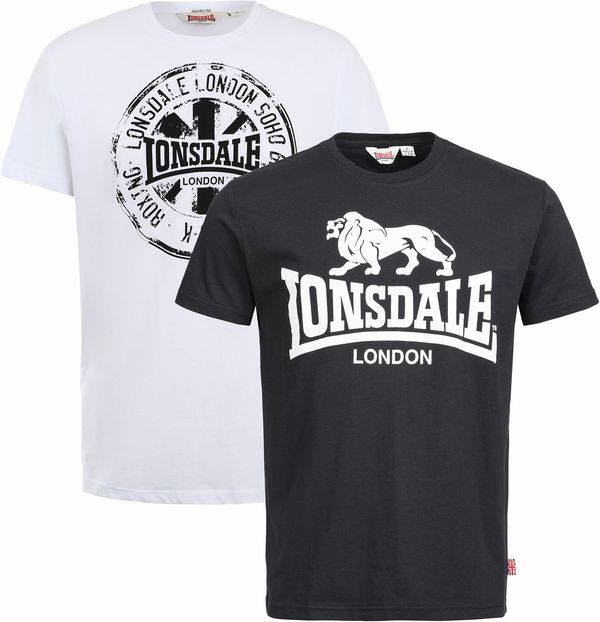 Lonsdale Мъжка тениска Lonsdale 2 Pack