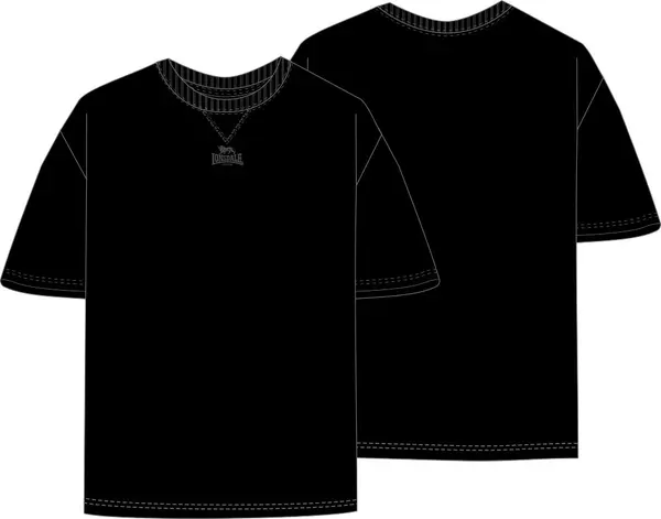 Lonsdale Мъжка тениска Lonsdale с голям размер