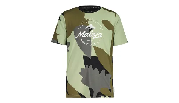 Maloja Мъжка тениска Maloja Dürrnstein M зелена