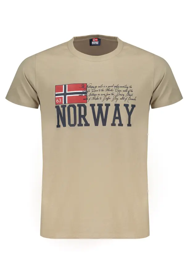NORWAY 1963 Мъжка тениска НОРВЕГИЯ 1963 бежова