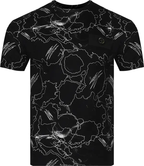 Plein Sport Мъжка тениска PLEIN SPORT черна