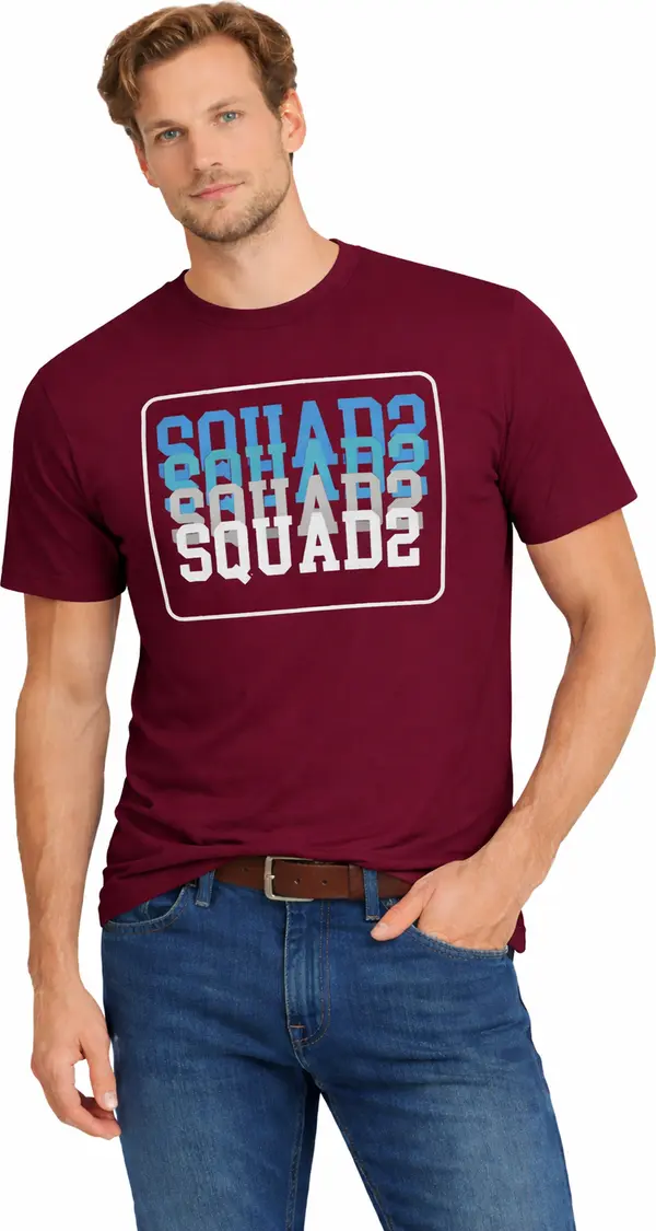 JUMPER Мъжка тениска пуловер 3001 бордо