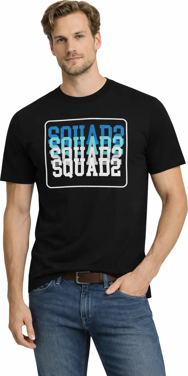 JUMPER Мъжка тениска пуловер 3001 черна