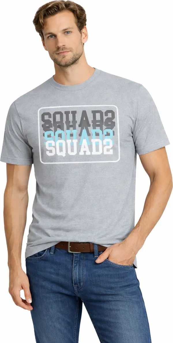 JUMPER Мъжка тениска пуловер 3001 сив