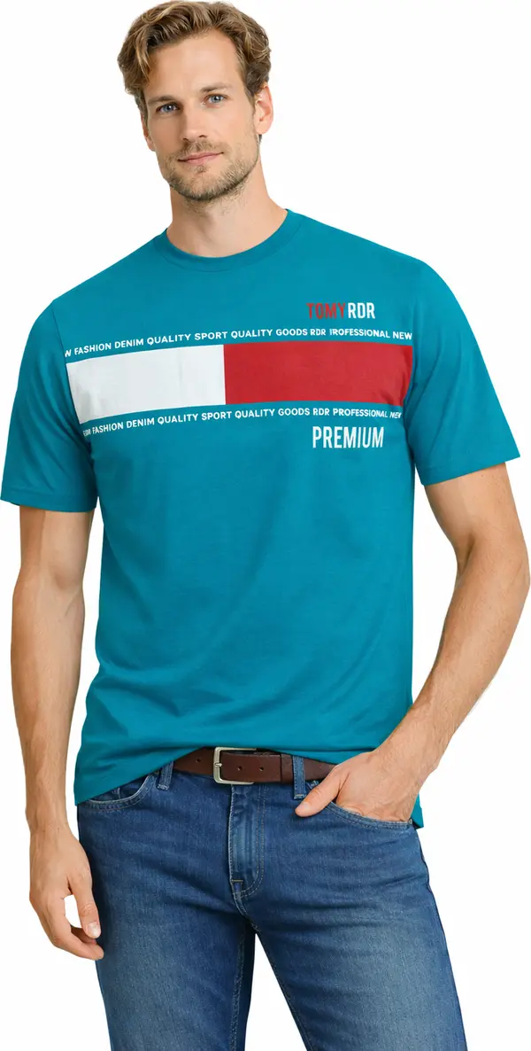 JUMPER Мъжка тениска пуловер 3031