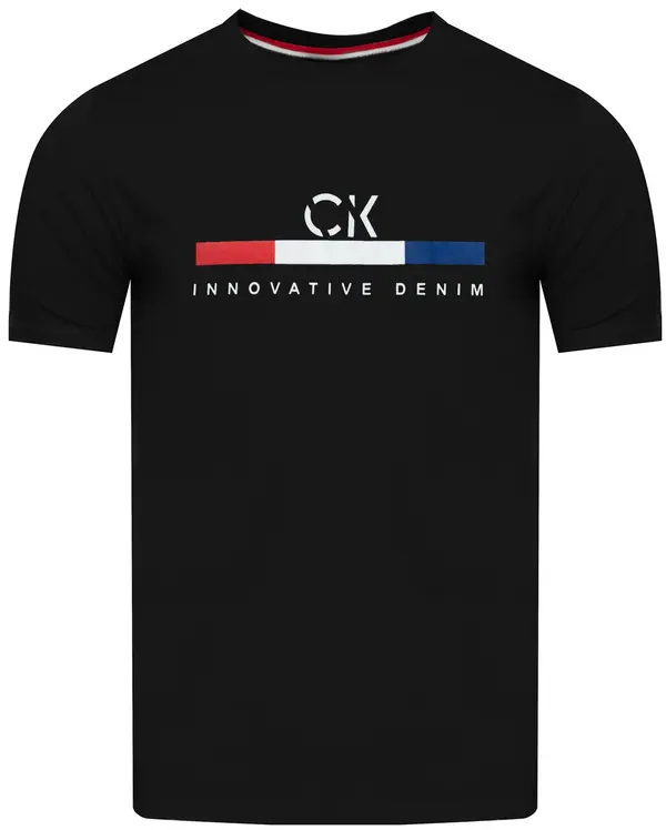 JUMPER Мъжка тениска пуловер 3034 черна