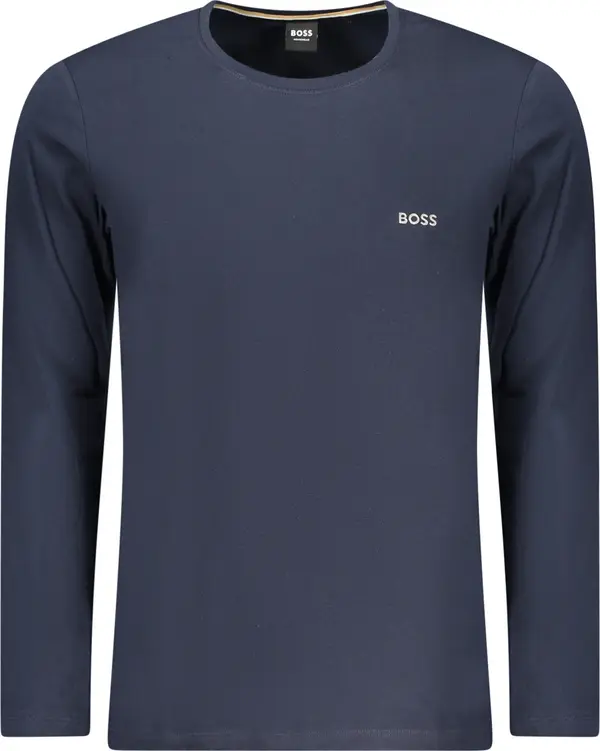 Boss Мъжка тениска с дълъг ръкав BOSS, синя