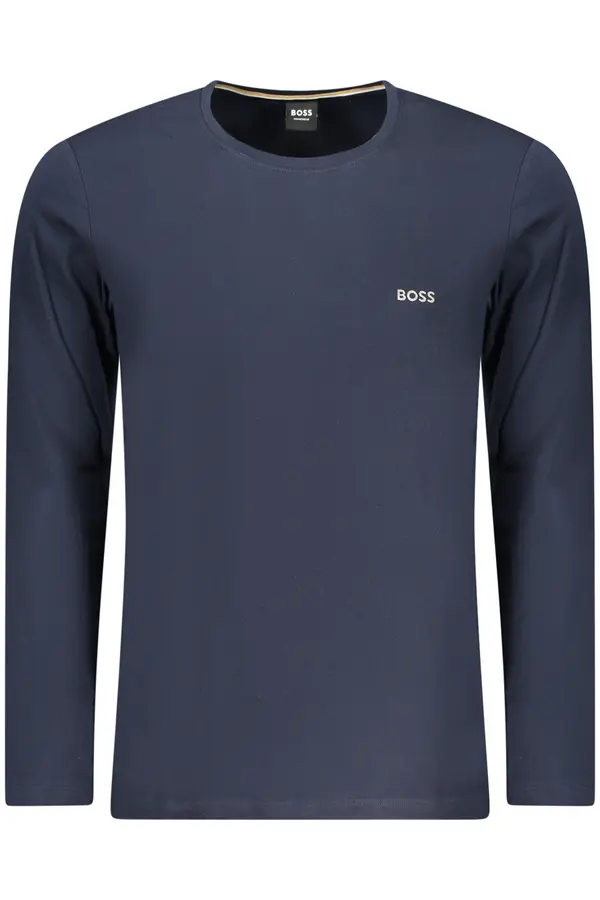 Boss Мъжка тениска с дълъг ръкав BOSS, синя