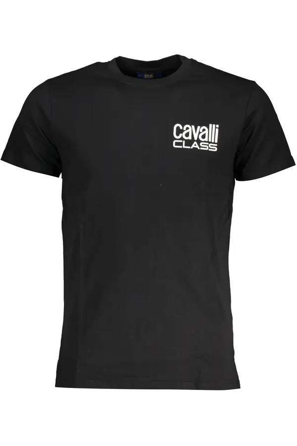 Cavalli Class Мъжка тениска с къс ръкав Cavalli Class, черна