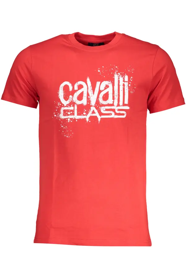 Cavalli Class Мъжка тениска с къс ръкав Cavalli Class, червена