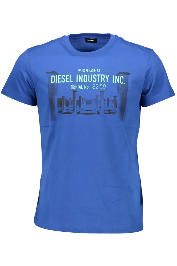 Diesel Мъжка тениска с къс ръкав DIESEL, синя