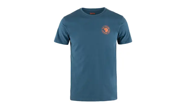Fjallraven Мъжка тениска с лого Fjällräven, синя