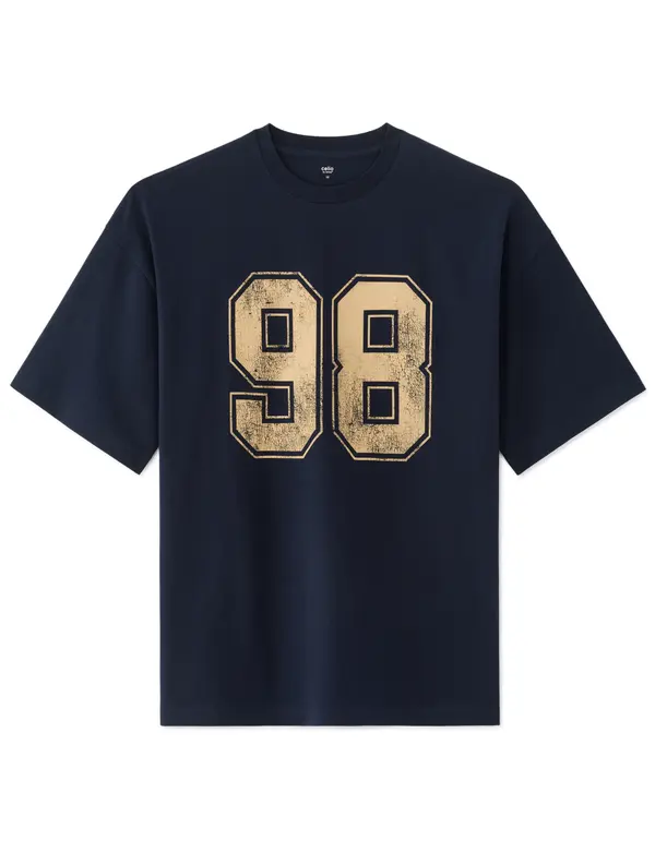 Celio Мъжка тениска с мотив 98