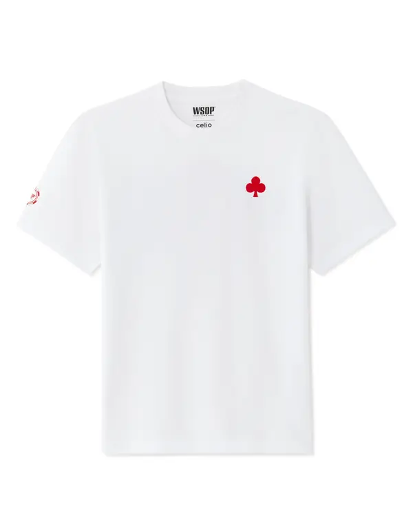 Celio Мъжка тениска с надпис WSOP Poker