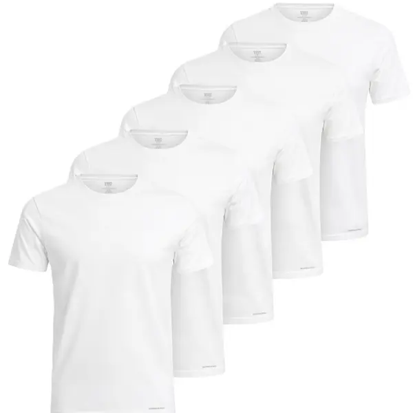 Scotch & Soda Мъжка тениска Scotch &amp; Soda, бяла, 5 броя
