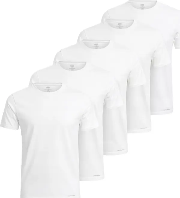 Scotch & Soda Мъжка тениска Scotch &amp; Soda, бяла, 5 броя