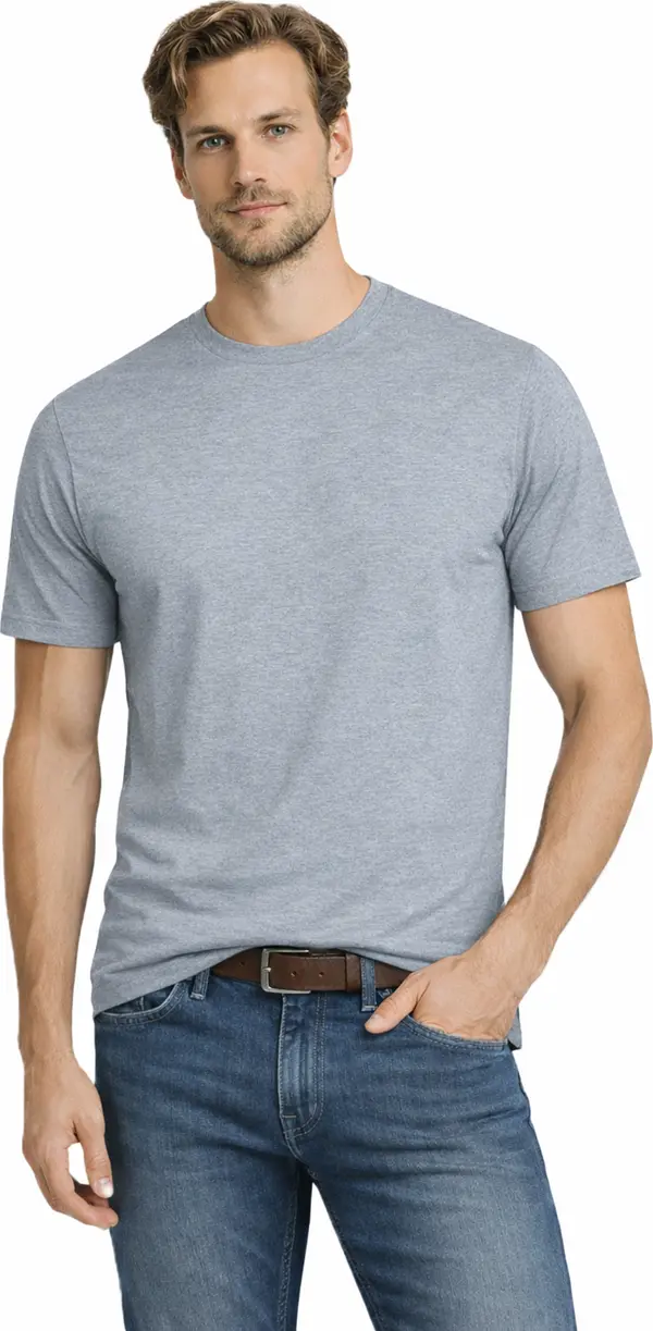 STARLEE Мъжка тениска Starlee 3052 сива