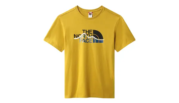 The North Face Мъжка тениска The North Face Mountain Line, жълта