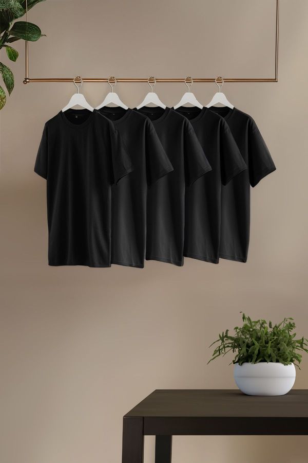 Trendyol Мъжка тениска Trendyol Multi-Coloured 5P