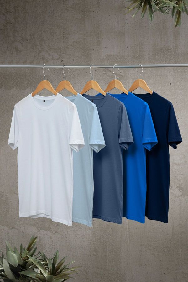 Trendyol Мъжка тениска Trendyol Multi-Coloured 5P