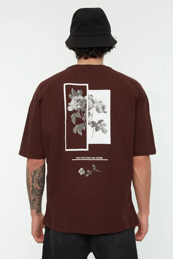 Trendyol Мъжка тениска Trendyol Printed