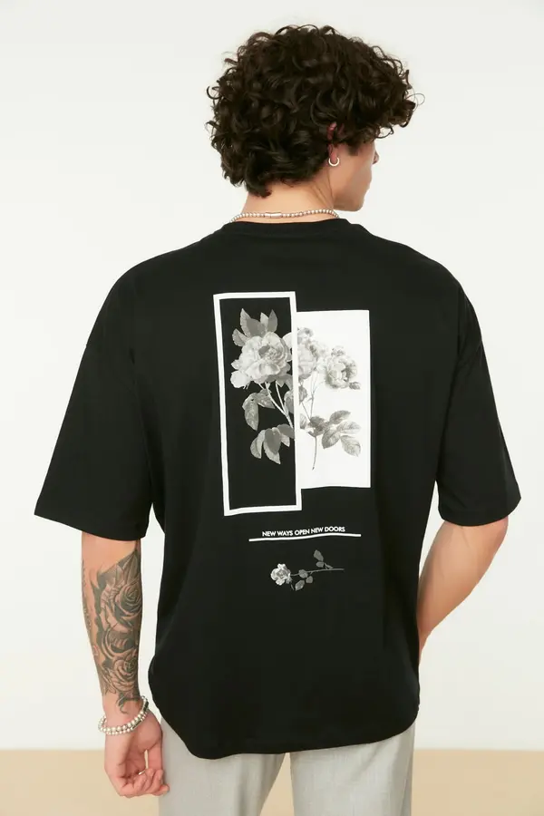 Trendyol Мъжка тениска Trendyol Printed