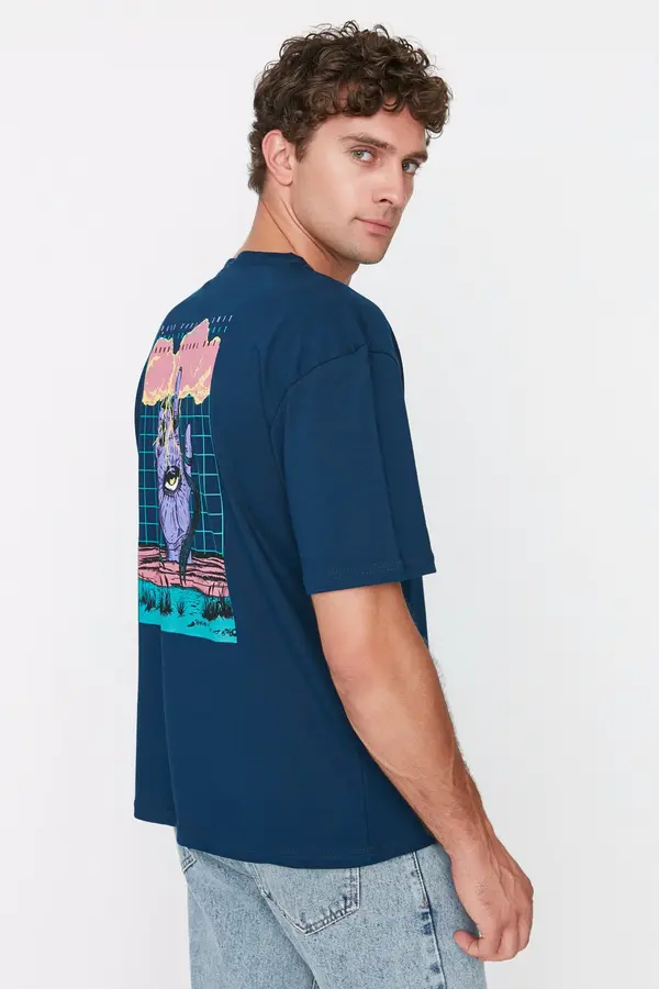 Trendyol Мъжка тениска Trendyol Printed