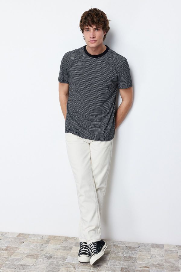 Trendyol Мъжка тениска Trendyol Striped