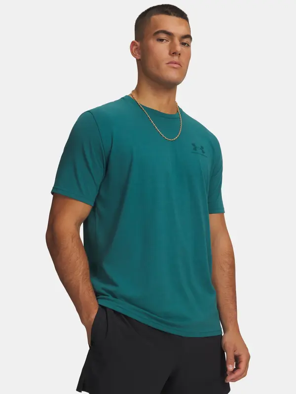 Under Armour Мъжка тениска Under Armour UA M SPORTSTYLE LC SS-GRN