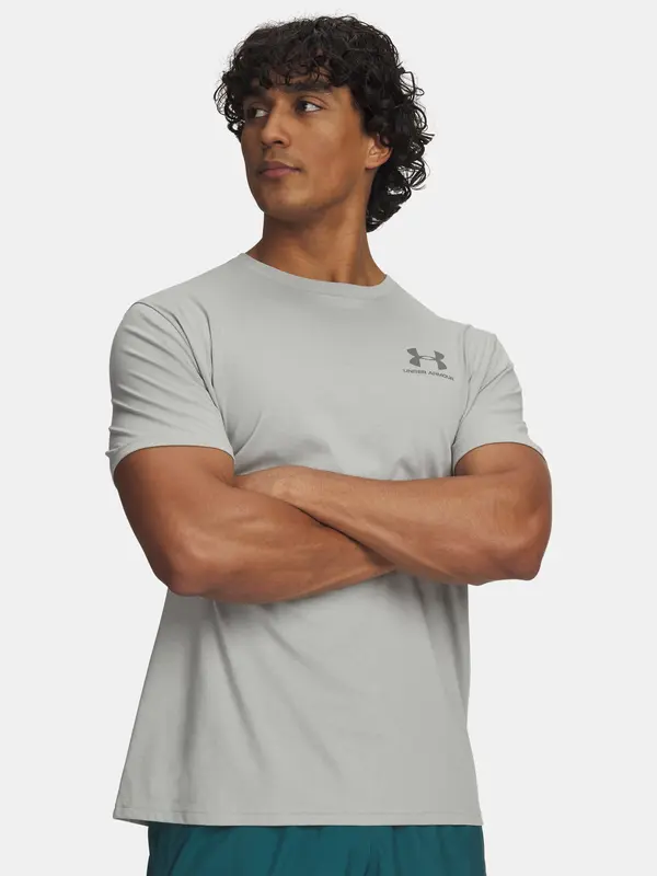 Under Armour Мъжка тениска Under Armour UA M SPORTSTYLE LC SS-GRY