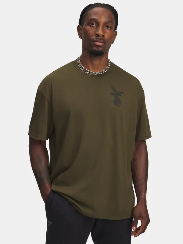 Under Armour Мъжка тениска Under Armour UA Pjt Rck SS Q4 ST-GRN